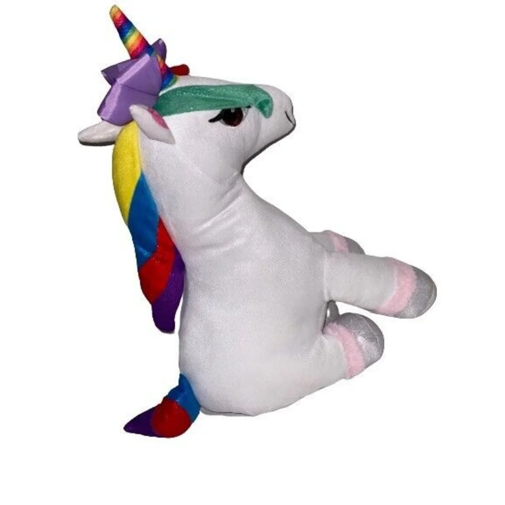JoJo Siwa Nickelodeon Unicorn Plush White Rainbow Sparkles Animal Toy 2019 15